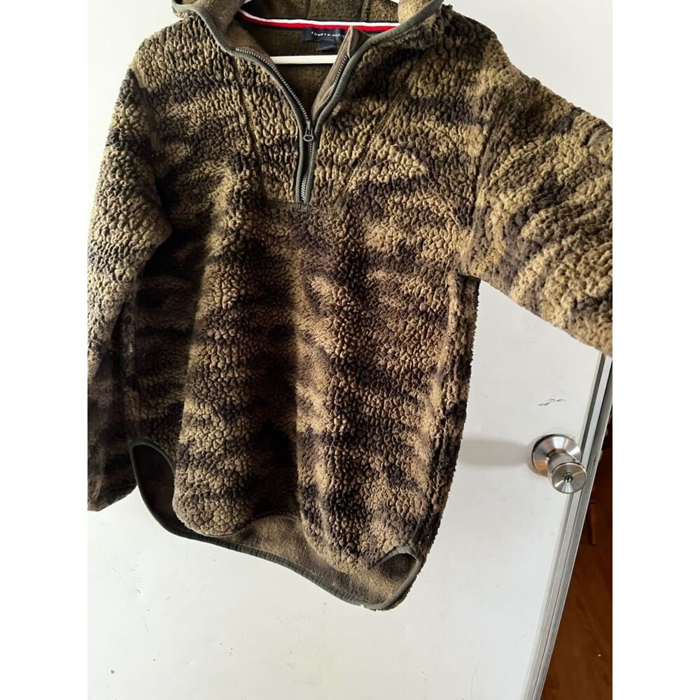 camo sherpa jacket